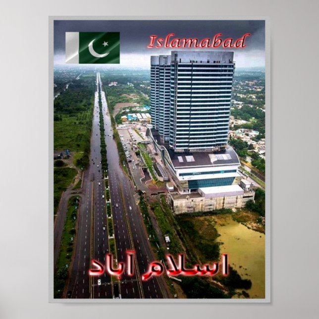 Islamabad - View By Night - Pakistan - Poster (Front)