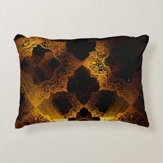 Islamic 3D: Ramadan Festival Background. Accent Pillow (Front)