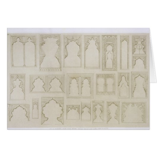 Islamic and Moorish arch designs for balconies, wi (Front Horizontal)