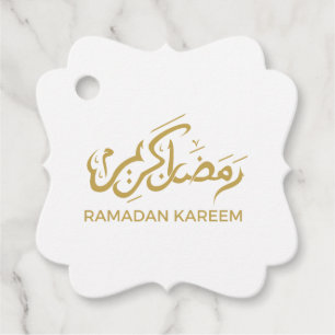 Islamic Arabic Ramadan Kareem Favor Tags