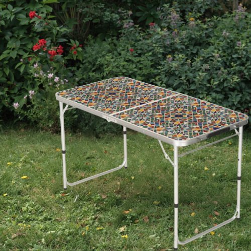 Islamic Art Moroccan Mosaic Colorful folding table
