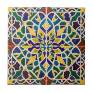 Islamic Art Moroccan Mosaic Colorful Home Decor Ceramic Tile
