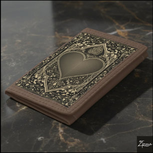 Islamic decorations tri-fold wallet