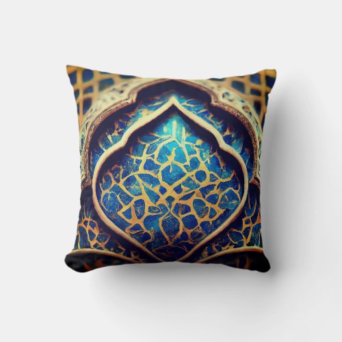 islamic design throw pillow