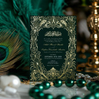 Islamic Emerald Green Wedding Ottoman Turkish