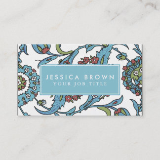 Islamic Floral Ceramic Tile Business Card Template