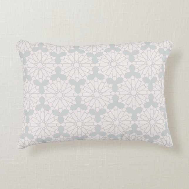 Islamic Geometric Pattern Accent Pillow (Front)