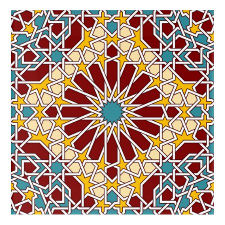 Islamic Geometric Pattern Acrylic Print