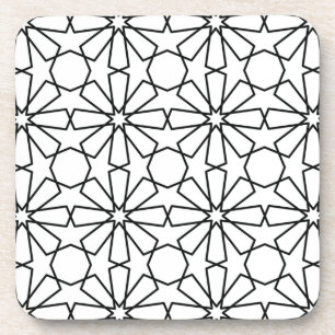Islamic Geometric Pattern  Arabic Design        Beverage Coaster