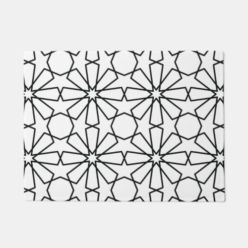 Islamic Geometric Pattern  Arabic Design   Doormat