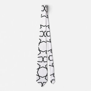 Islamic Geometric Pattern Arabic Design Neck Tie