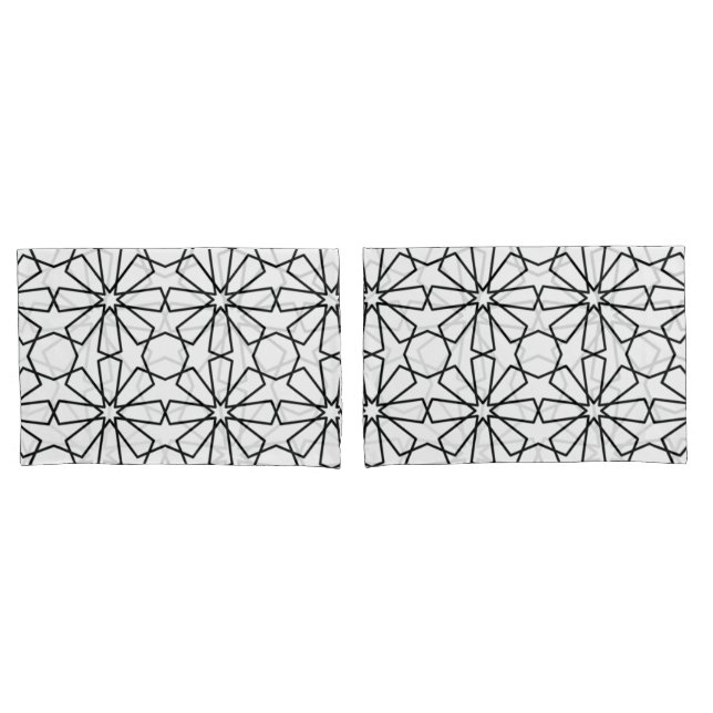 Islamic Geometric Pattern  Arabic Design     Pillow Case (Front-Set)