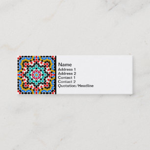 Islamic geometric pattern Business Card