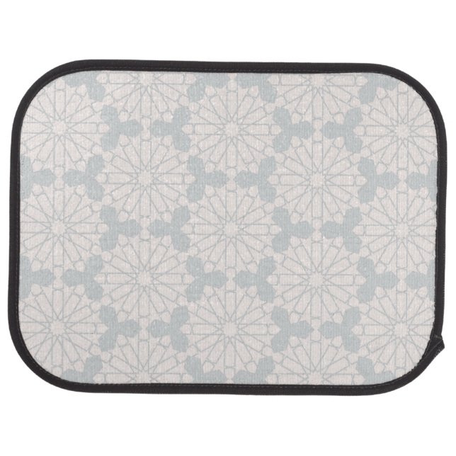 Islamic Geometric Pattern Car Floor Mat (Rear)