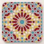 Islamic geometric pattern coaster