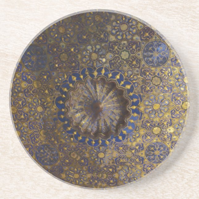 Islamic Geometric Pattern Coaster (Front)