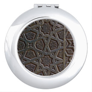 Islamic Geometric Pattern Compact Mirror