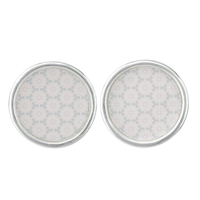 Islamic Geometric Pattern Cufflinks (Front)