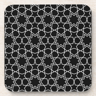 Islamic Geometric Pattern Design Arabic       Beverage Coaster