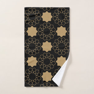 Islamic Geometric Pattern Design Turkish       Hand Towel