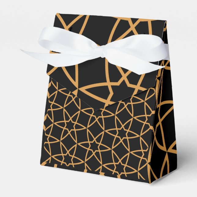 Islamic Geometric Pattern Designs    Favor Boxes (Front Side)