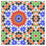Islamic geometric pattern fabric