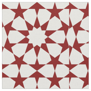 Islamic geometric pattern fabric