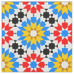Islamic geometric pattern fabric