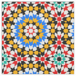 Islamic geometric pattern fabric