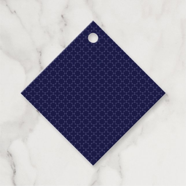  Islamic geometric pattern  Favor Tags (Front)