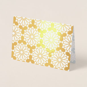 Islamic Geometric Pattern Foil Card