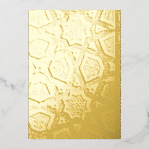 Islamic Geometric Pattern Foil Invitation
