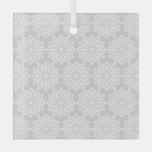 Islamic Geometric Pattern Glass Ornament