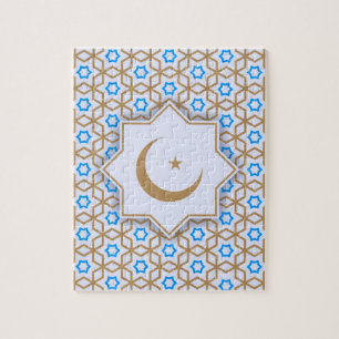 islamic geometric pattern jigsaw puzzle
