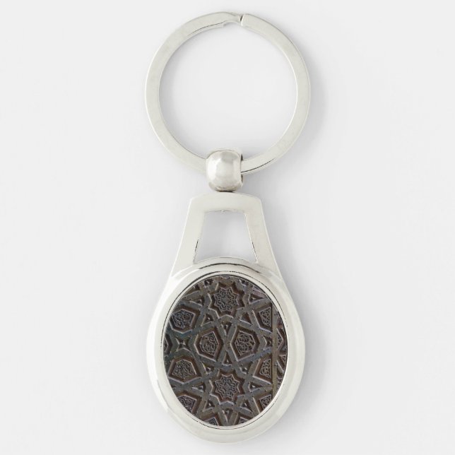 Islamic Geometric Pattern Keychain (Front)