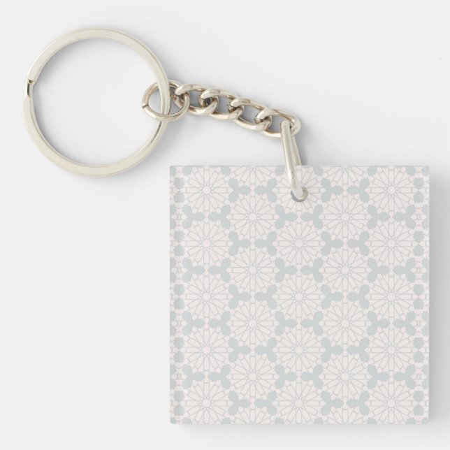 Islamic Geometric Pattern Keychain (Front)