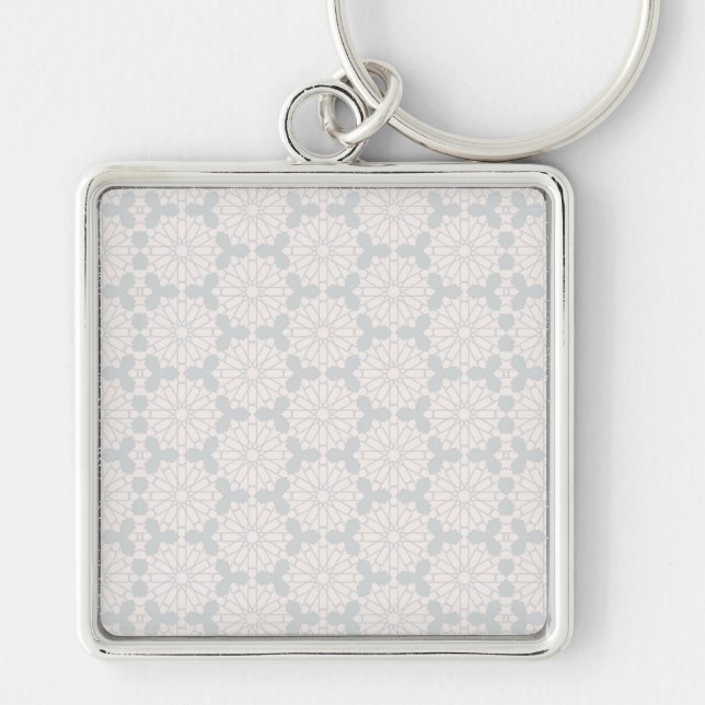 Islamic Geometric Pattern Keychain (Front)