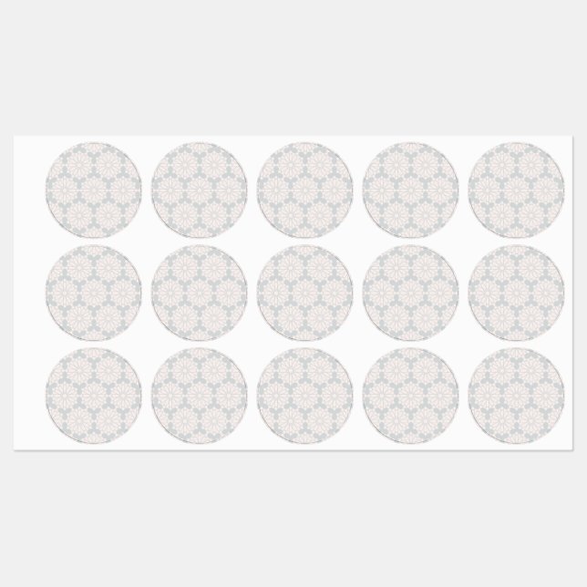 Islamic Geometric Pattern Labels (Sheet)