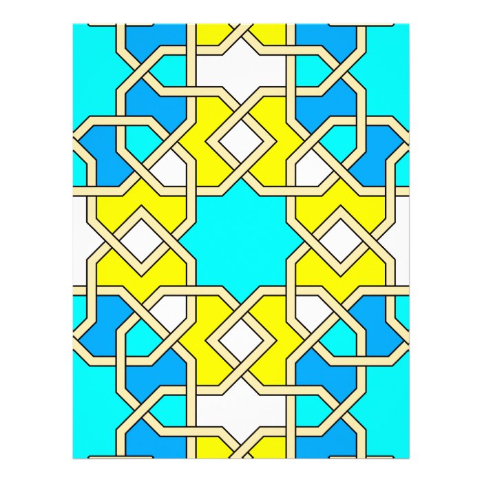 Islamic geometric pattern Letterhead