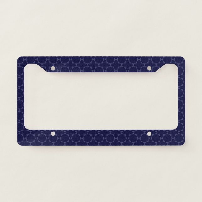  Islamic geometric pattern  License Plate Frame (Front)