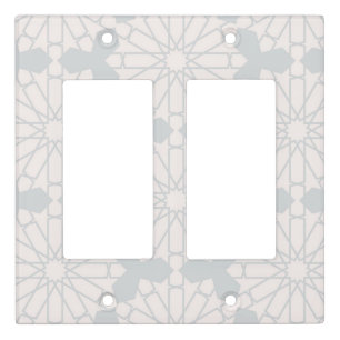 Islamic Geometric Pattern Light Switch Cover