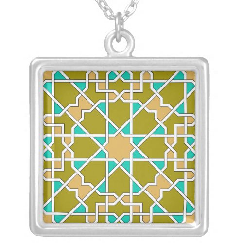 Islamic geometric pattern Necklace