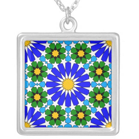 Islamic Geometric Pattern Necklace