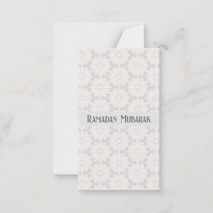 Islamic Geometric Pattern Note Card