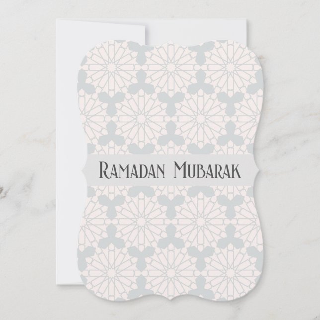 Islamic Geometric Pattern Note Card (Front)