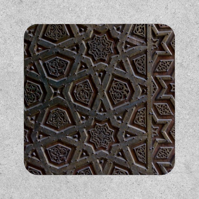 Islamic Geometric Pattern Patch (Front)