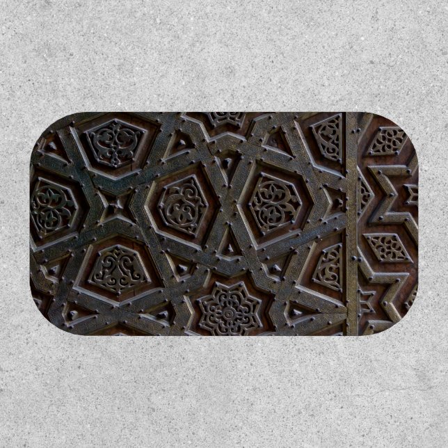Islamic Geometric Pattern Patch (Front)