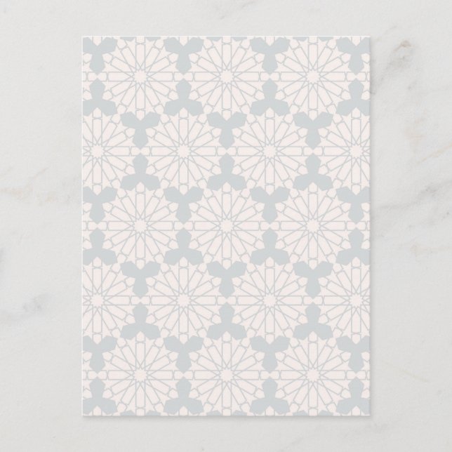 Islamic Geometric Pattern Postcard (Front)
