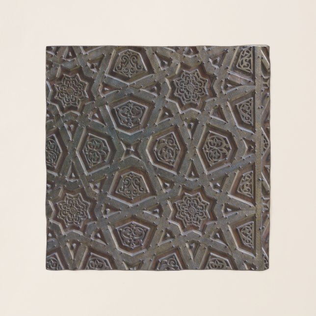 Islamic Geometric Pattern Scarf (Front)