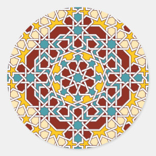 Islamic geometric pattern sticker
